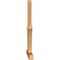 Ekena Millwork Richland Timber Gable Bracket, Western Red Cedar, 84"W x 49"H x 3 1/2"D x 3 1/2"F, 14/12 Pitch GBW084X49X0404RIC00SWR - alternate 2